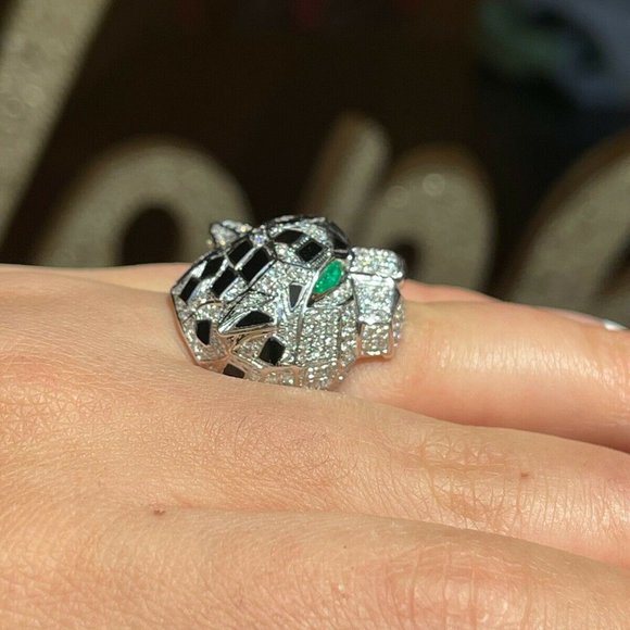 Designer Panthere Panther Ring /Diamond VS-G / 18K - Picture 9 of 11